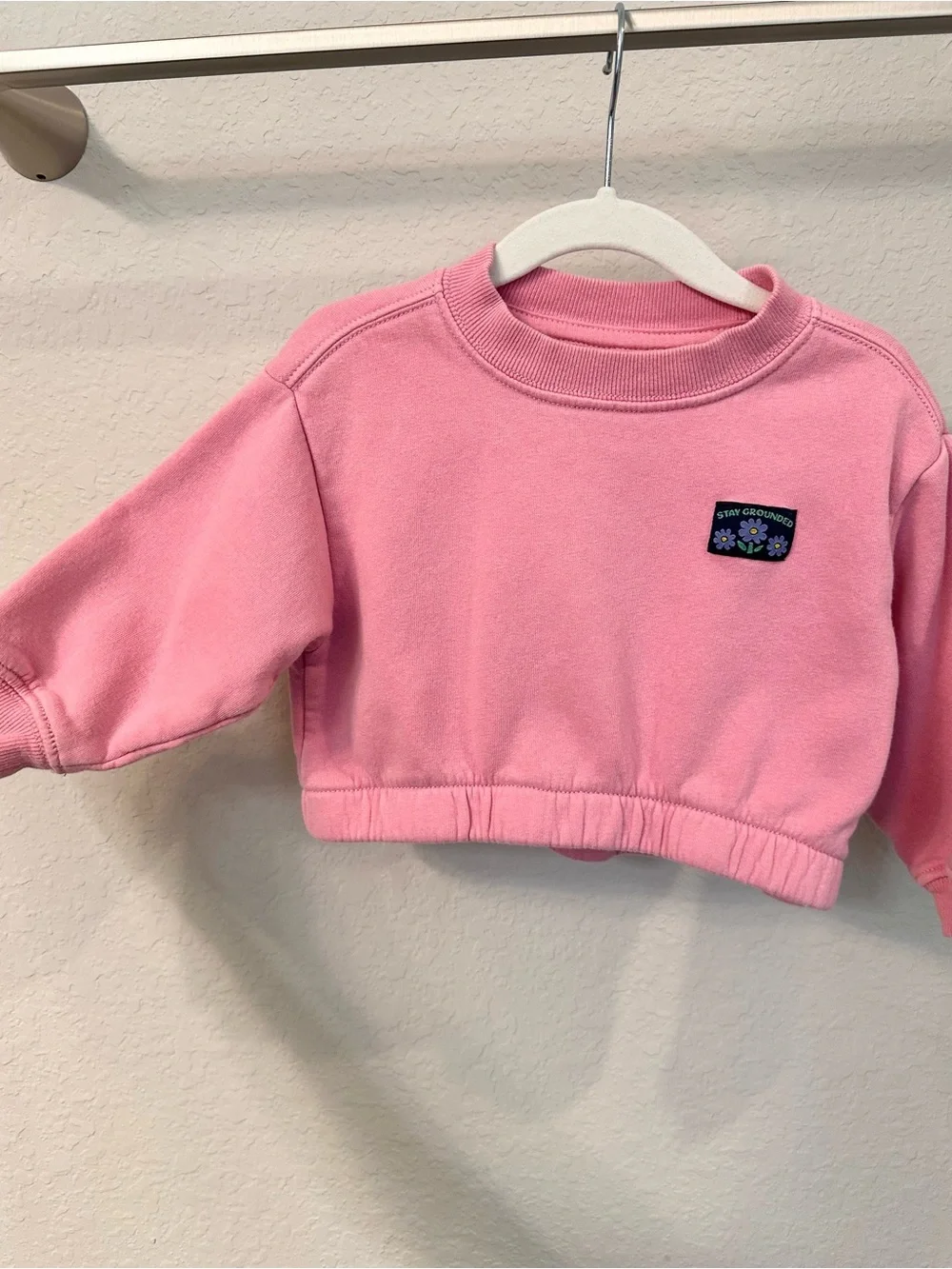 Balloon-Sleeve Sweatshirt for Toddler Girls